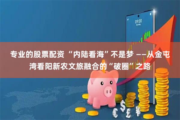 专业的股票配资 “内陆看海”不是梦 ——从金屯湾看阳新农文旅融合的“破圈”之路